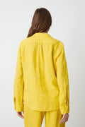 Natalia | Woven Linen Button Up