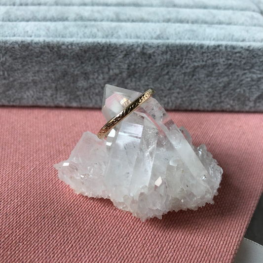 Hammered Ring | Gold Plated