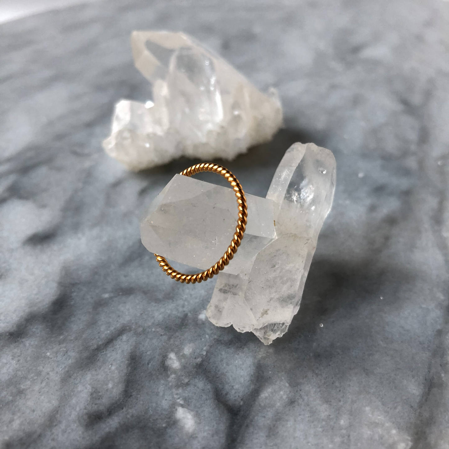 Twisted Ring | Gold Plated
