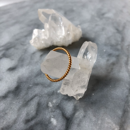 Twisted Ring | Gold Plated