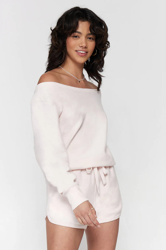 Sherpa Off Shoulder | Romper