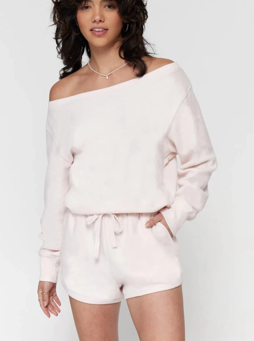 Sherpa Off Shoulder | Romper