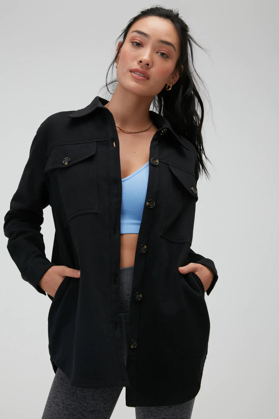 Sueded Fleece Shacket