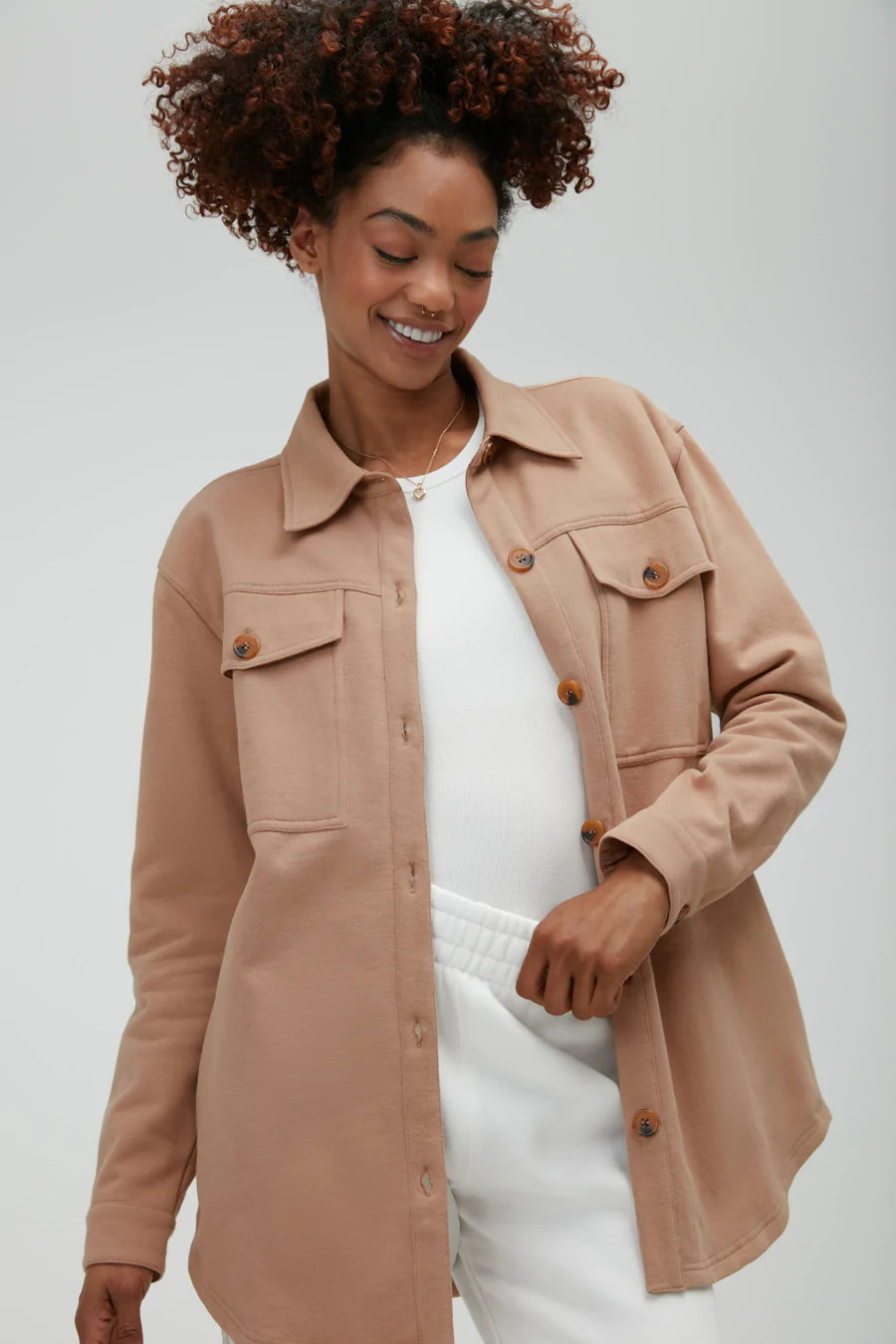 Sueded Fleece Shacket