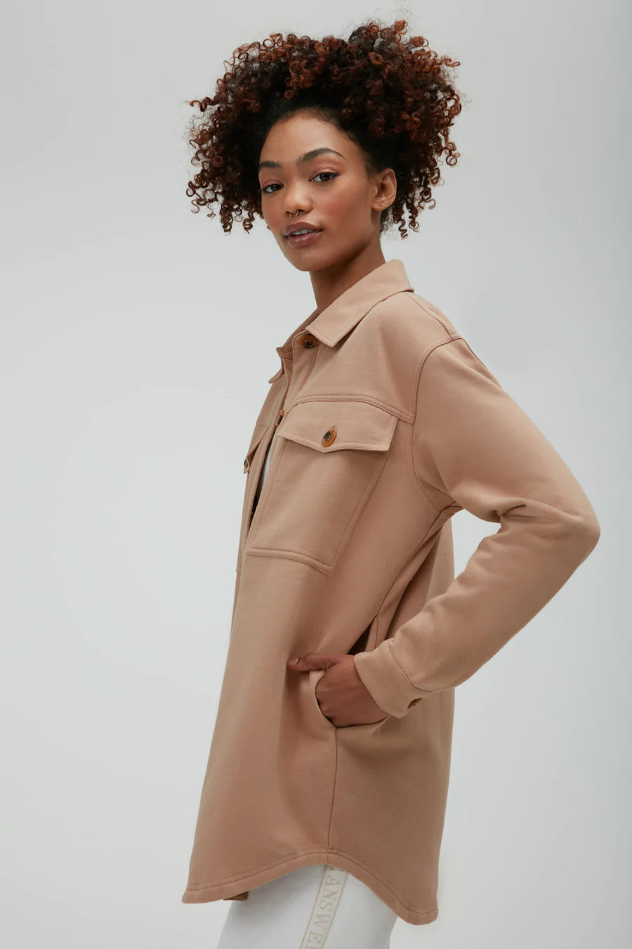 Sueded Fleece Shacket