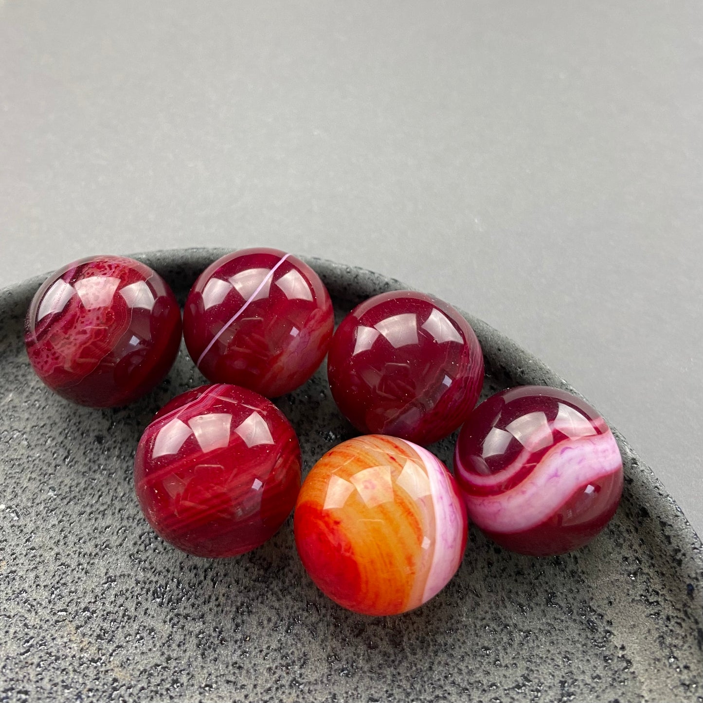 Red Agate Sphere | Mini