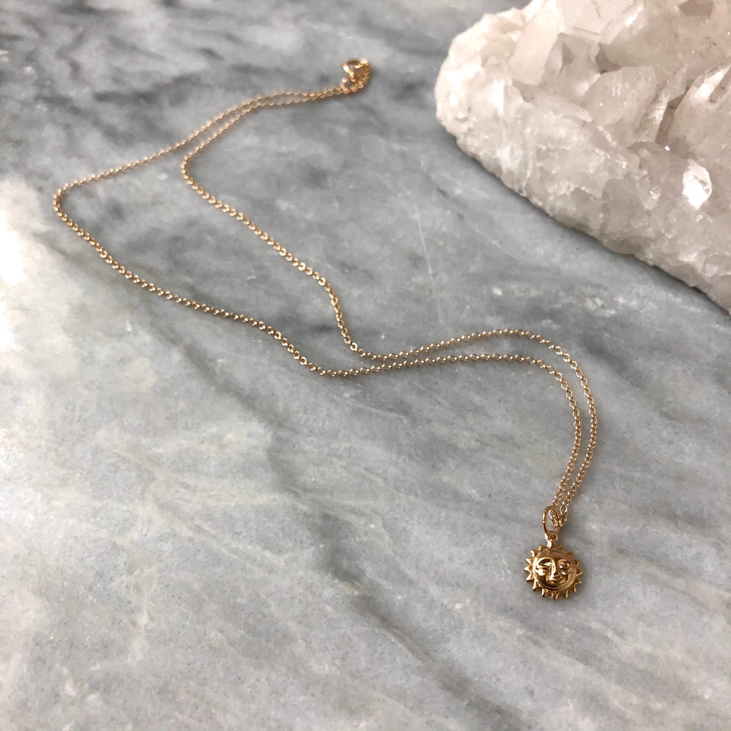 Sun Charmed Necklace