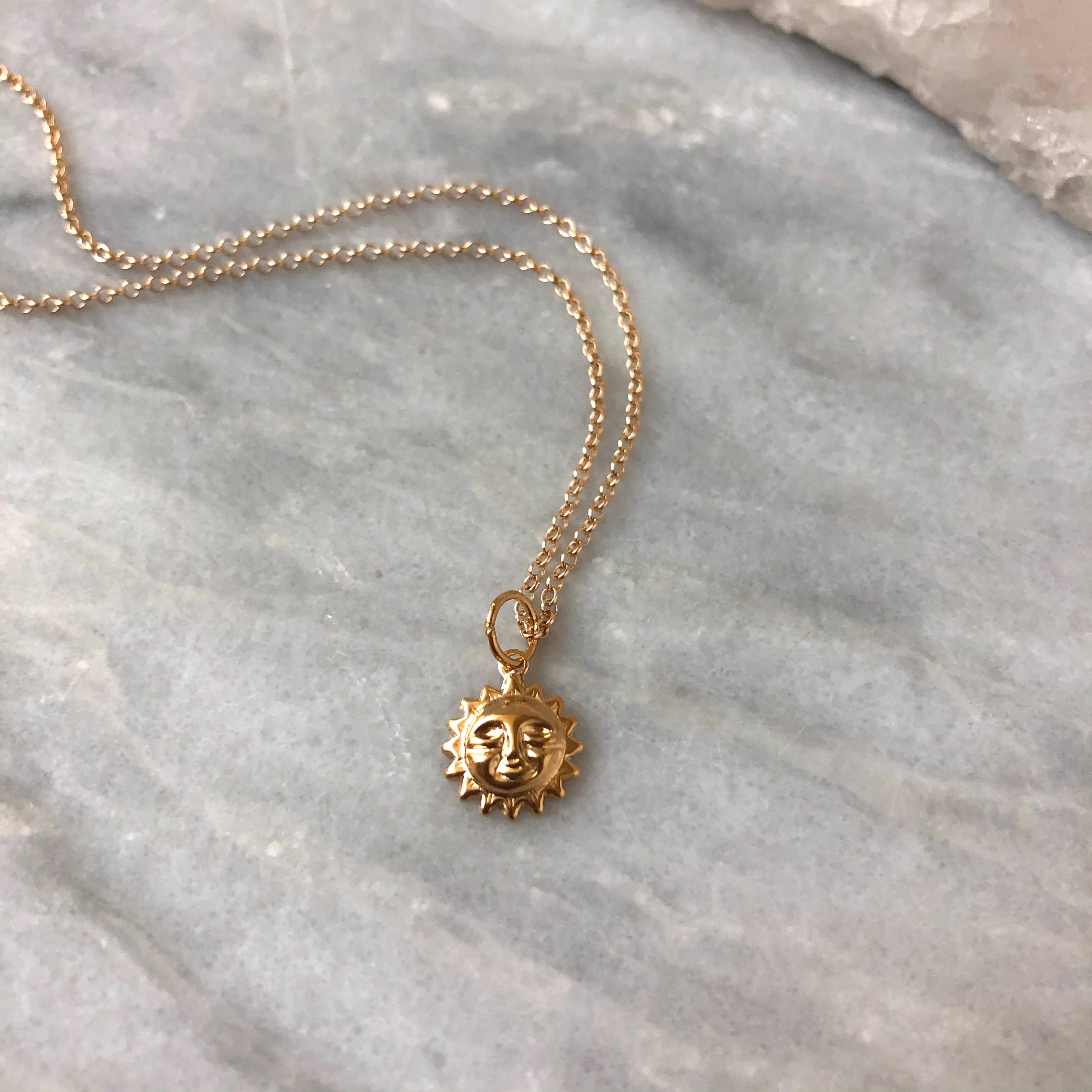 Sun Charmed Necklace
