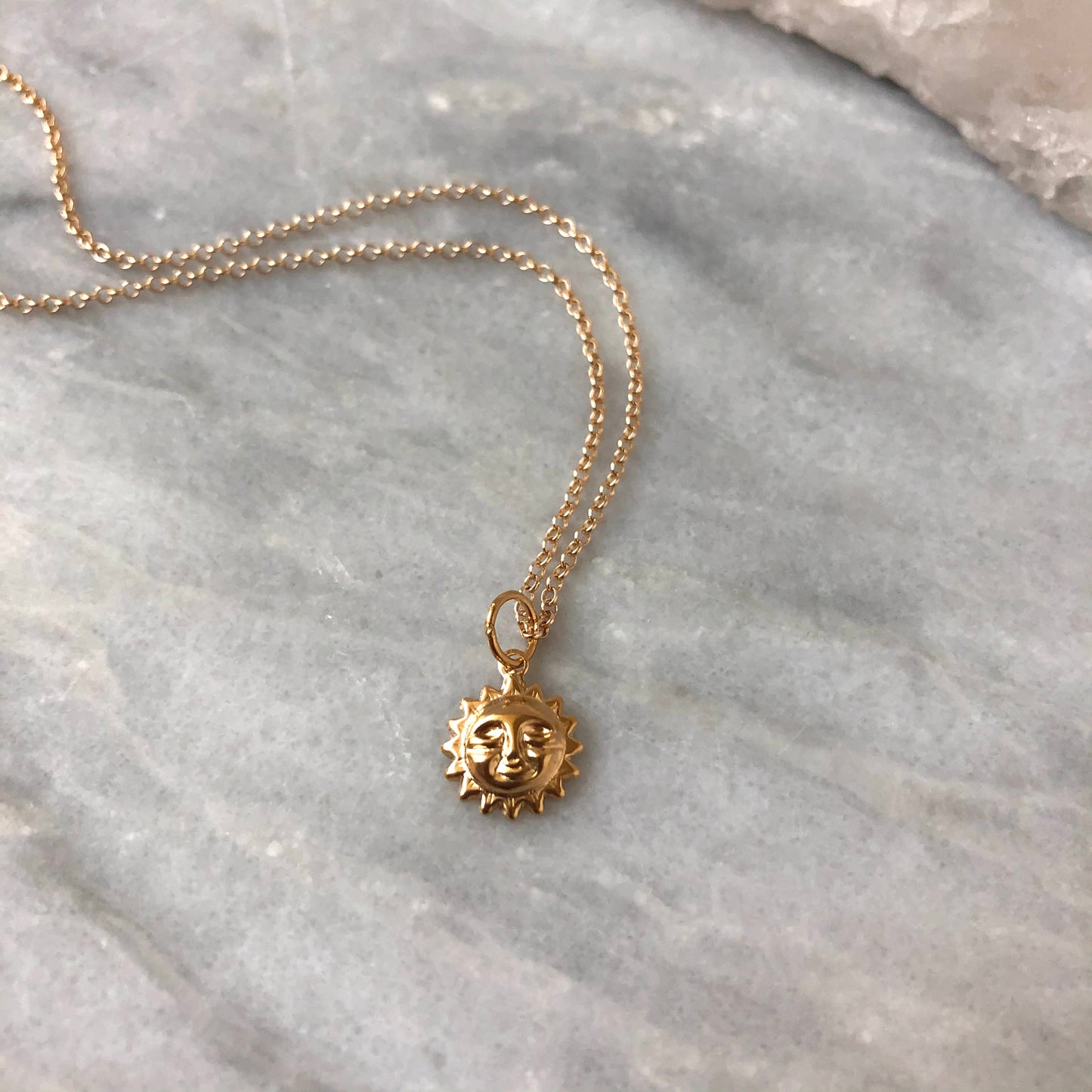 Sun Charmed Necklace