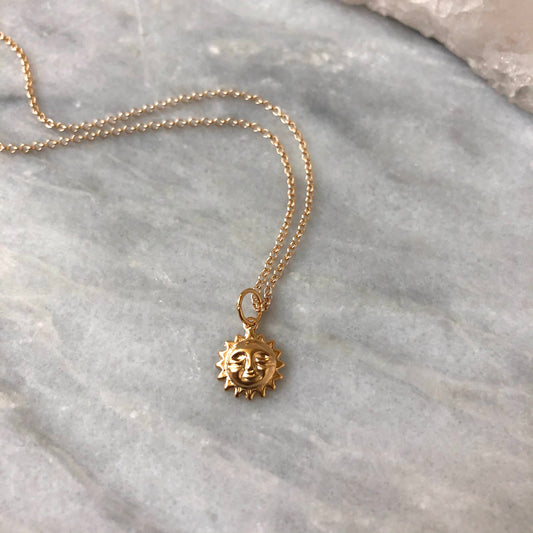 Sun Charmed Necklace