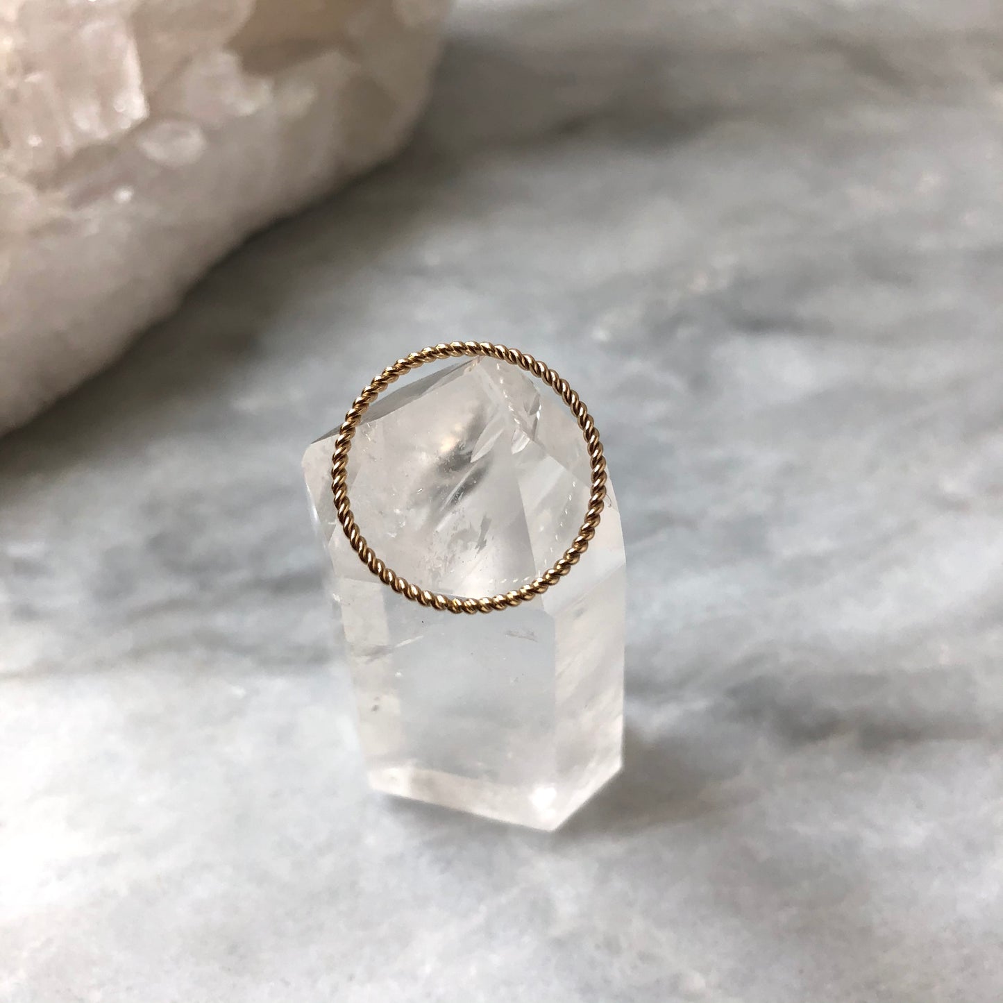 Taylor | Gold Filled Twisted Stacker