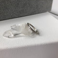 Beaded Ring With Black Detail | Sterling Silver