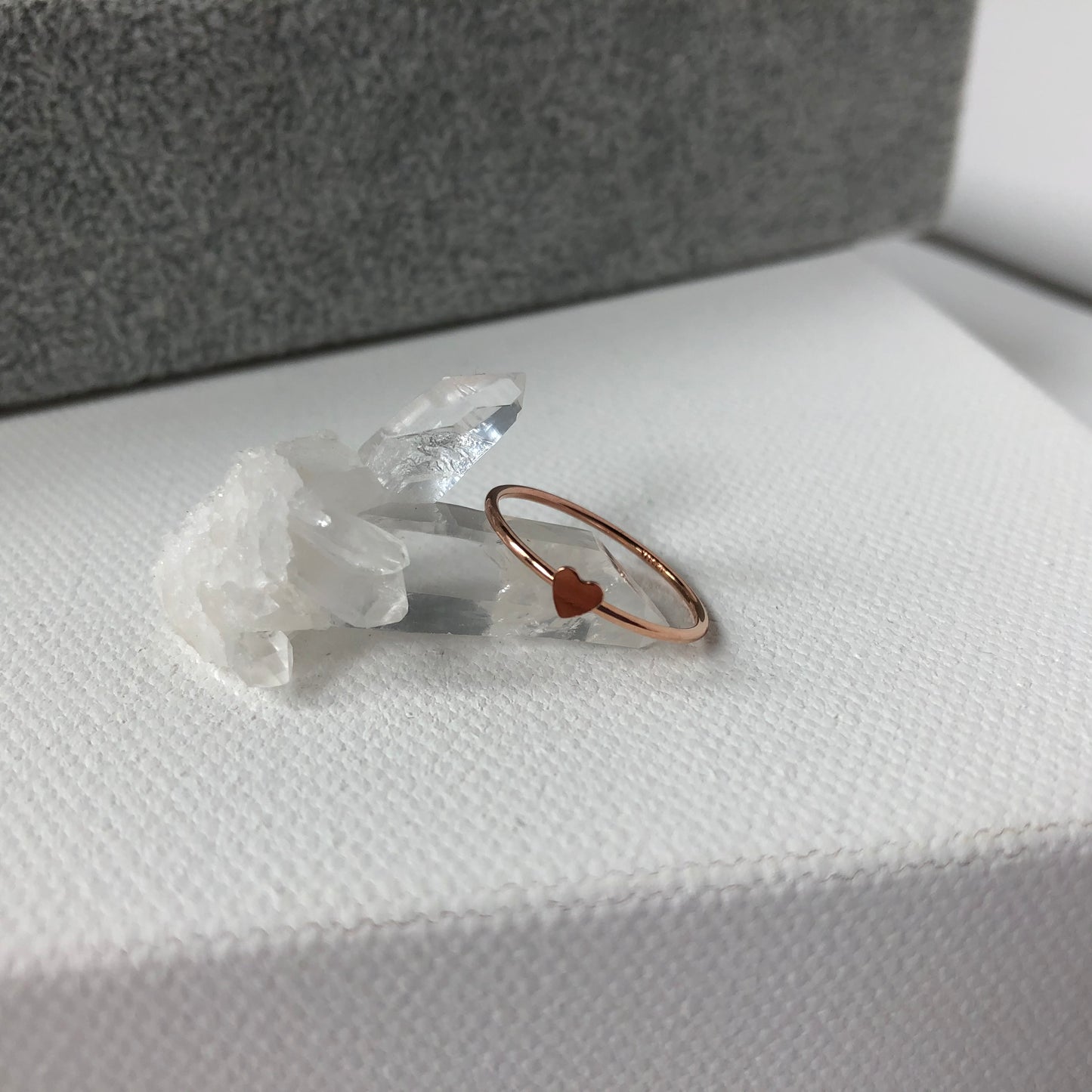 Heart Ring | Plated Rose Gold