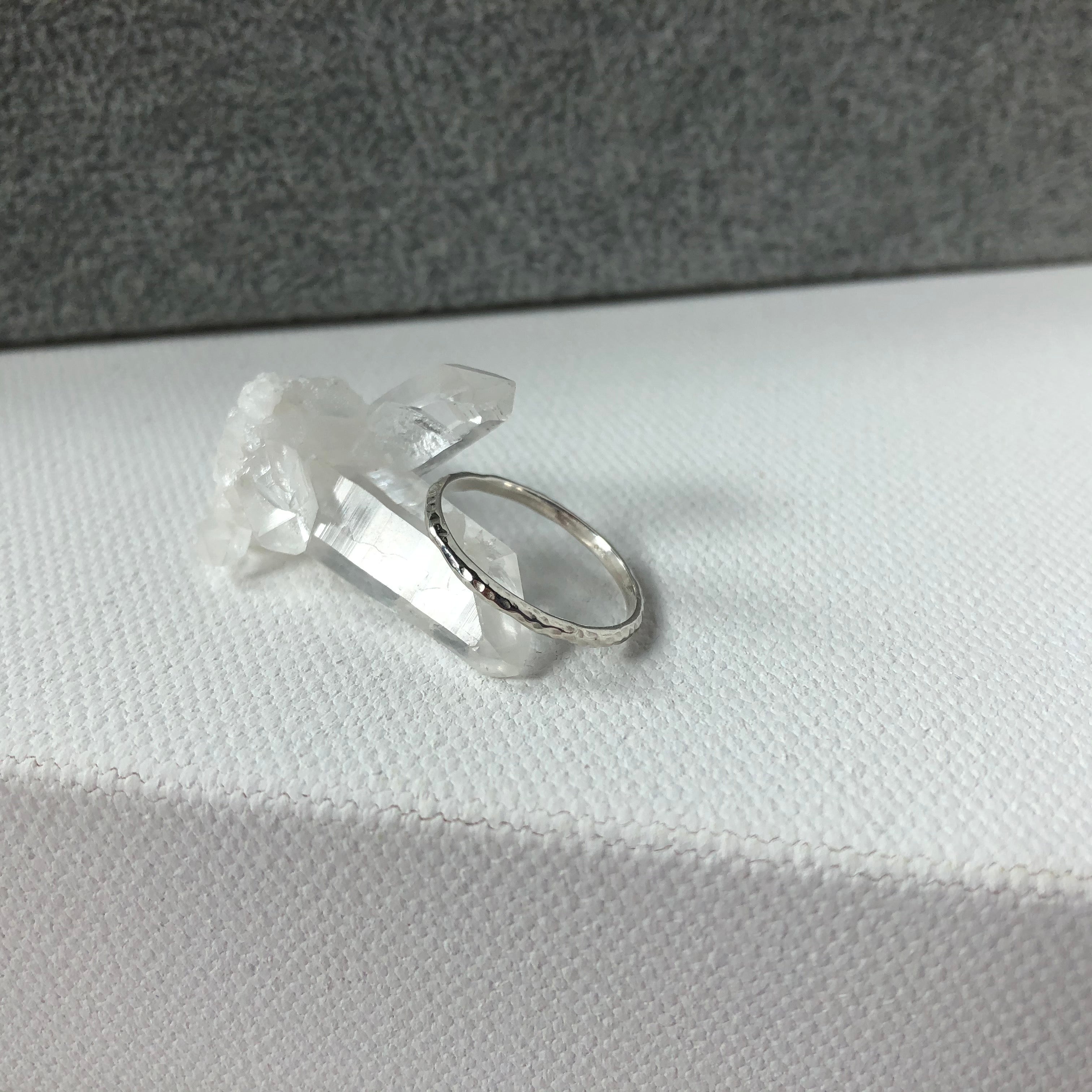 Hammered Ring | Sterling Silver
