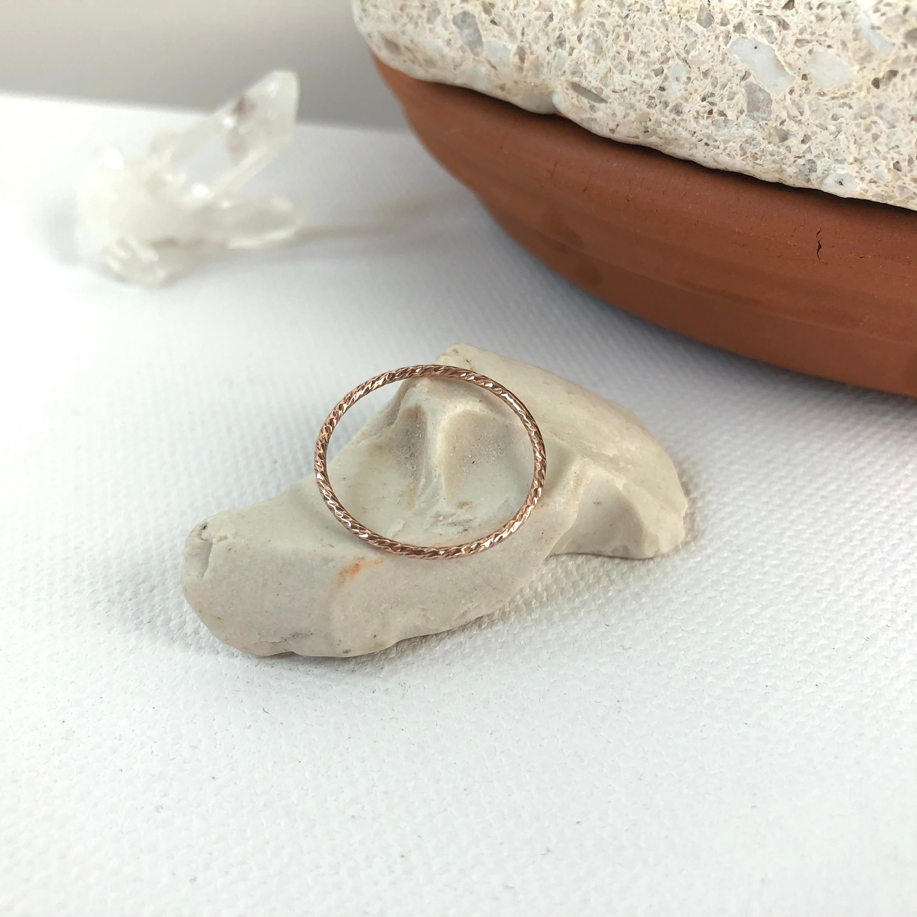 Rope Ring | Rose Gold