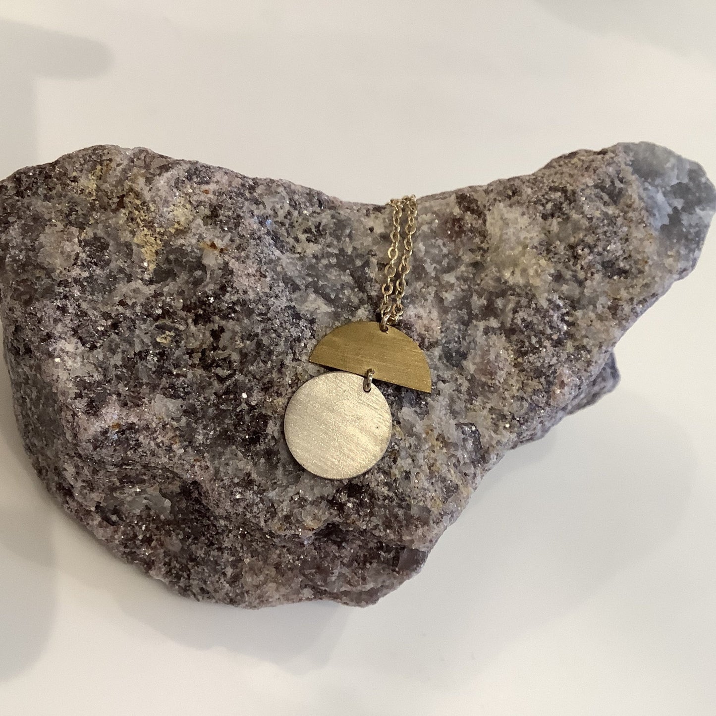 Figure Necklace | Gold, Silver, Brass