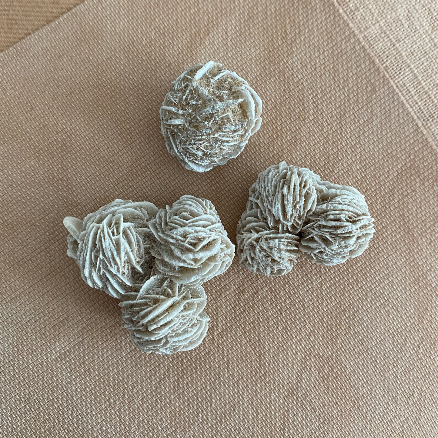 Selenite Desert Rose Cluster