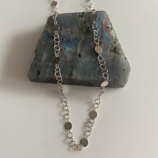 Disc Chain | Sterling Silver