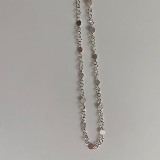 Disc Chain | Sterling Silver
