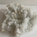 Swarovski Pearl Ring | Rope Gold