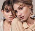 Gentiane Blue Earrings | 24K Gold Plated