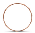Rosegold Faceted Stacker - The 889 Shop
