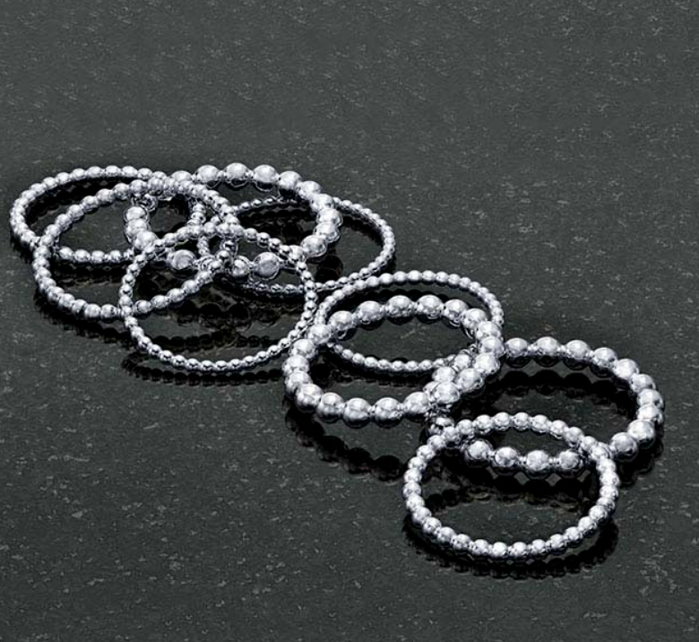 3mm Beaded Stacker - The 889 Shop