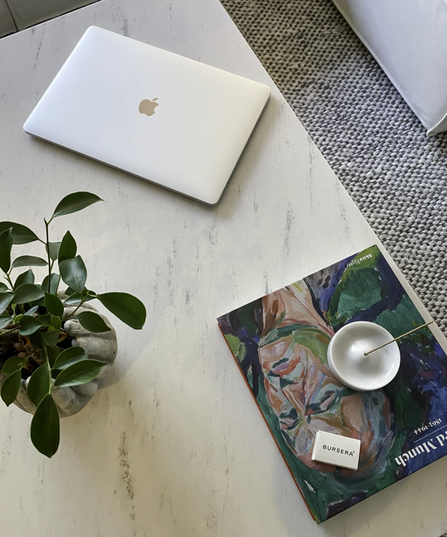 Incense Holder | White Marble