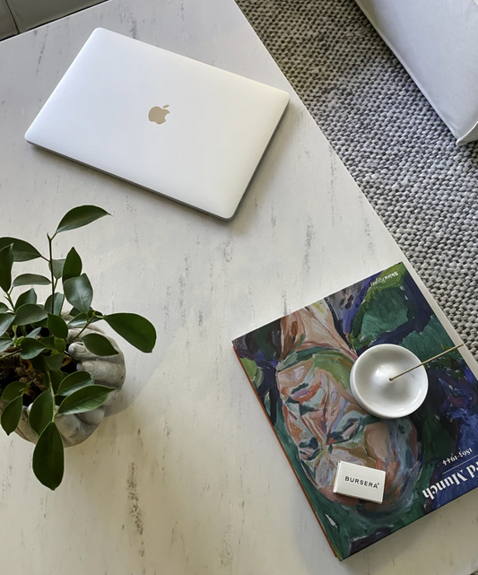 Incense Holder | White Marble