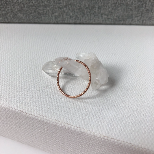 Rope Ring | Rose Gold
