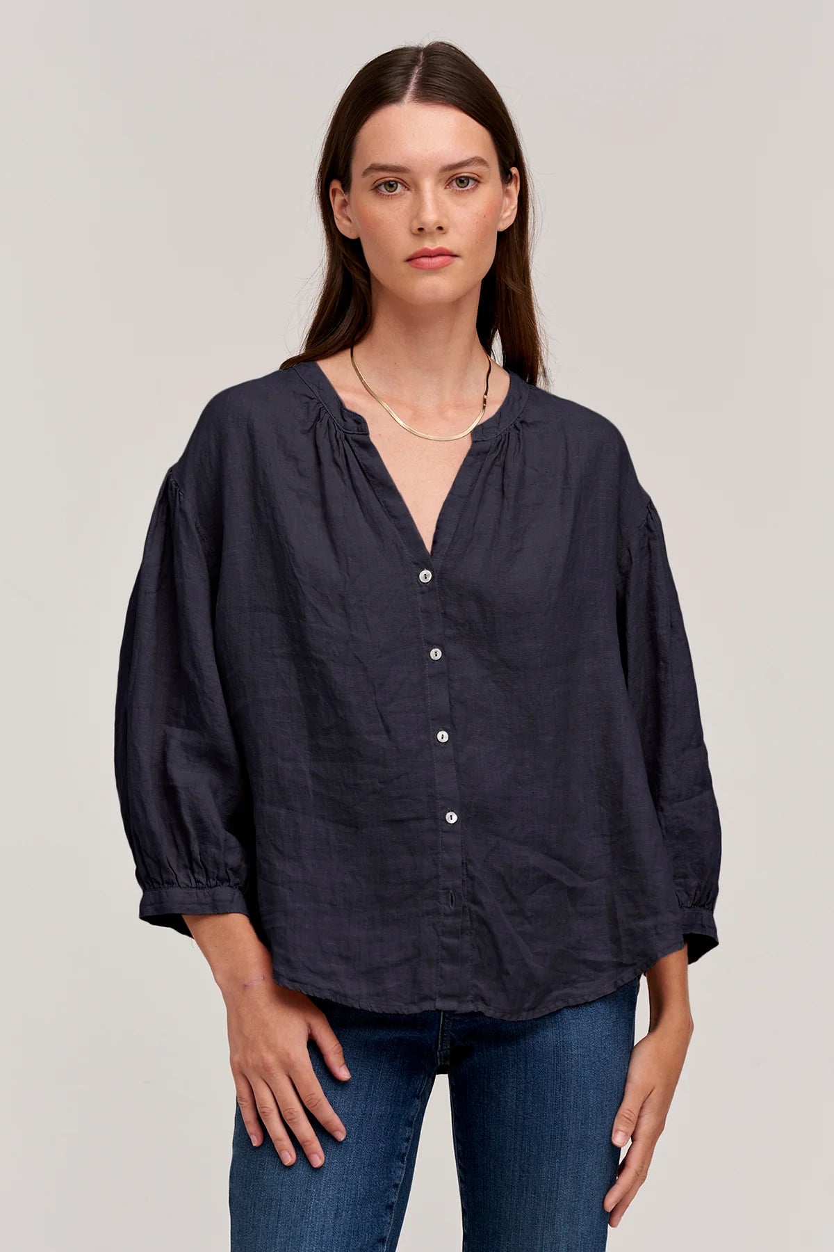 Matea | Linen Blouse