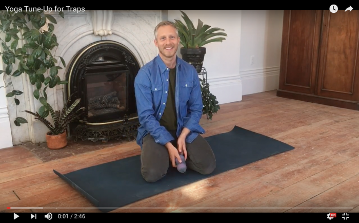 Yoga Tune-Up for Traps